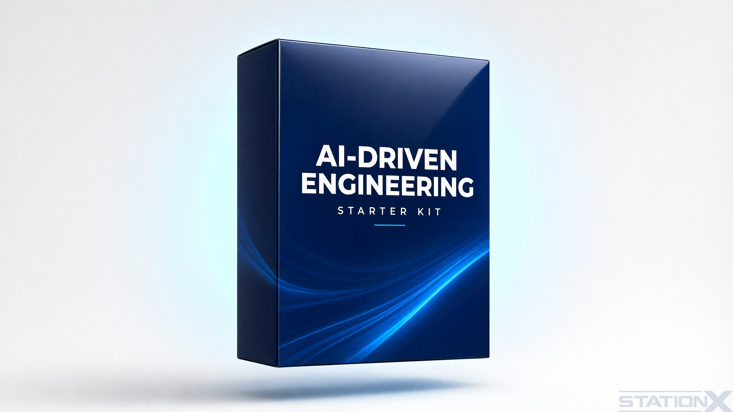 AI-Driven Engineering Starter Kit — product mock-up box