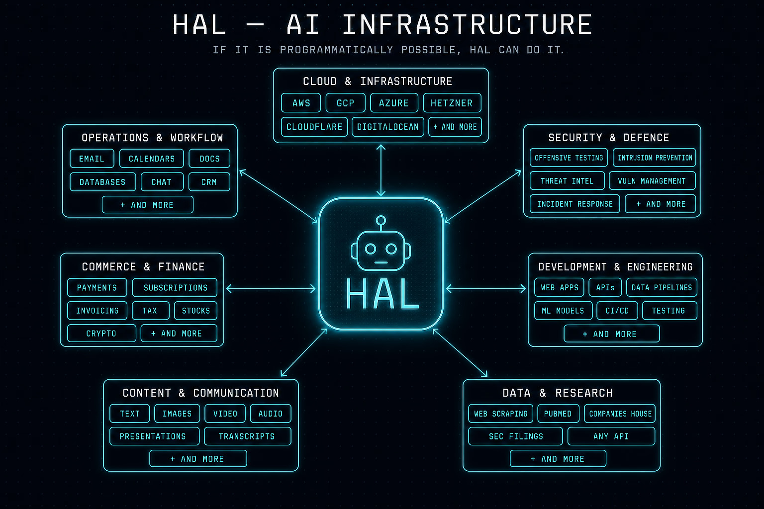 HAL AI infrastructure network diagram