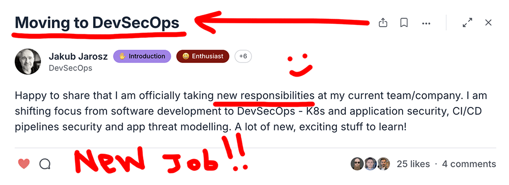 Promoted — DevSecOps — Jakub Jarosz
