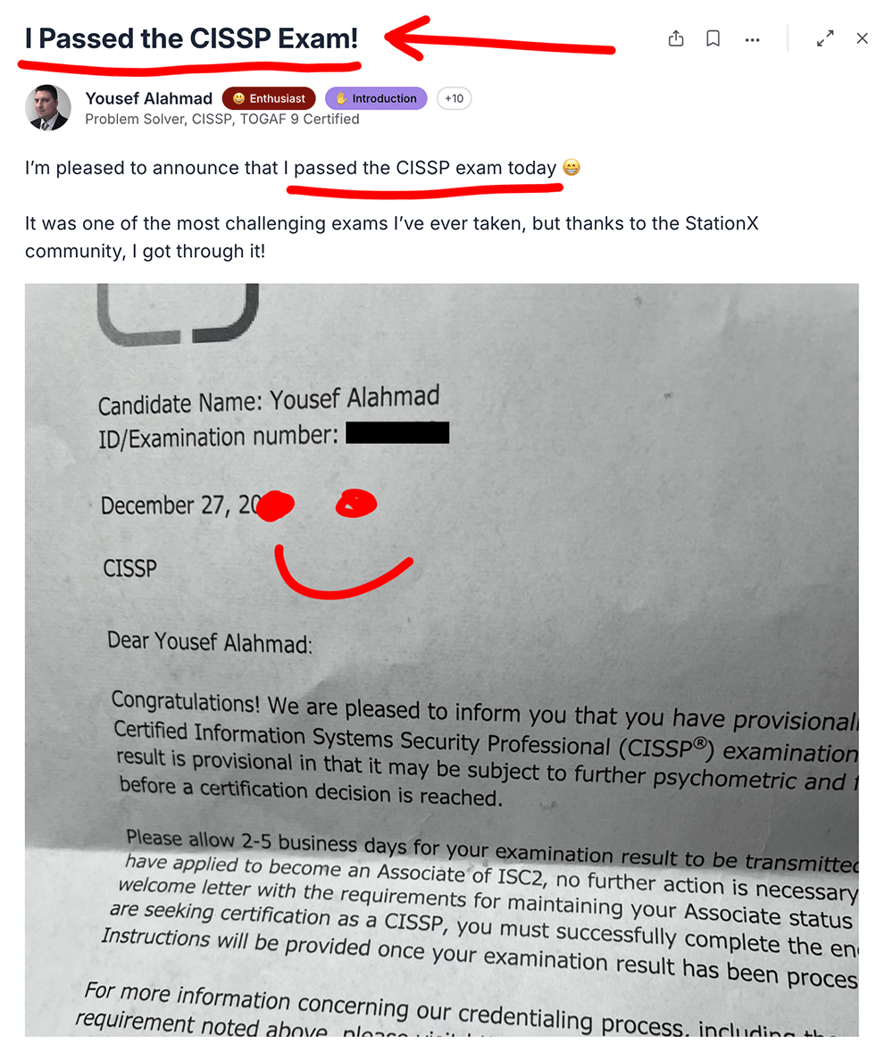 CISSP — Yousef Alahmad
