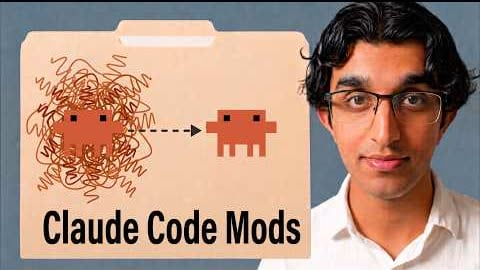 YouTube thumbnail: Anthropic Just Released Claude Code Mods