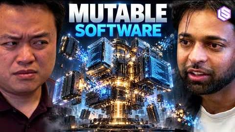 YouTube thumbnail: The Future of Claude Code: Mods, Mutable Software, & Multiplayer Agents