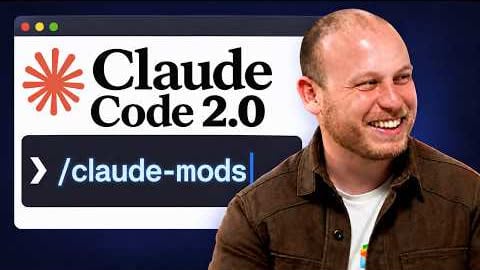 YouTube thumbnail: Claude Mods Is The Biggest Claude Code Upgrade Since Skills