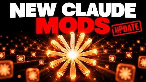 YouTube thumbnail: New Claude Mod Update is Absolutely INSANE!