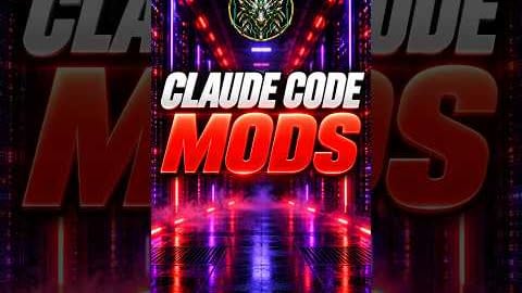 YouTube thumbnail: You Can Now Mod Claude Code Like a Video Game