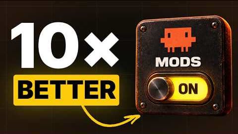 YouTube thumbnail: Claude Mods Make Claude Code 10x More Powerful
