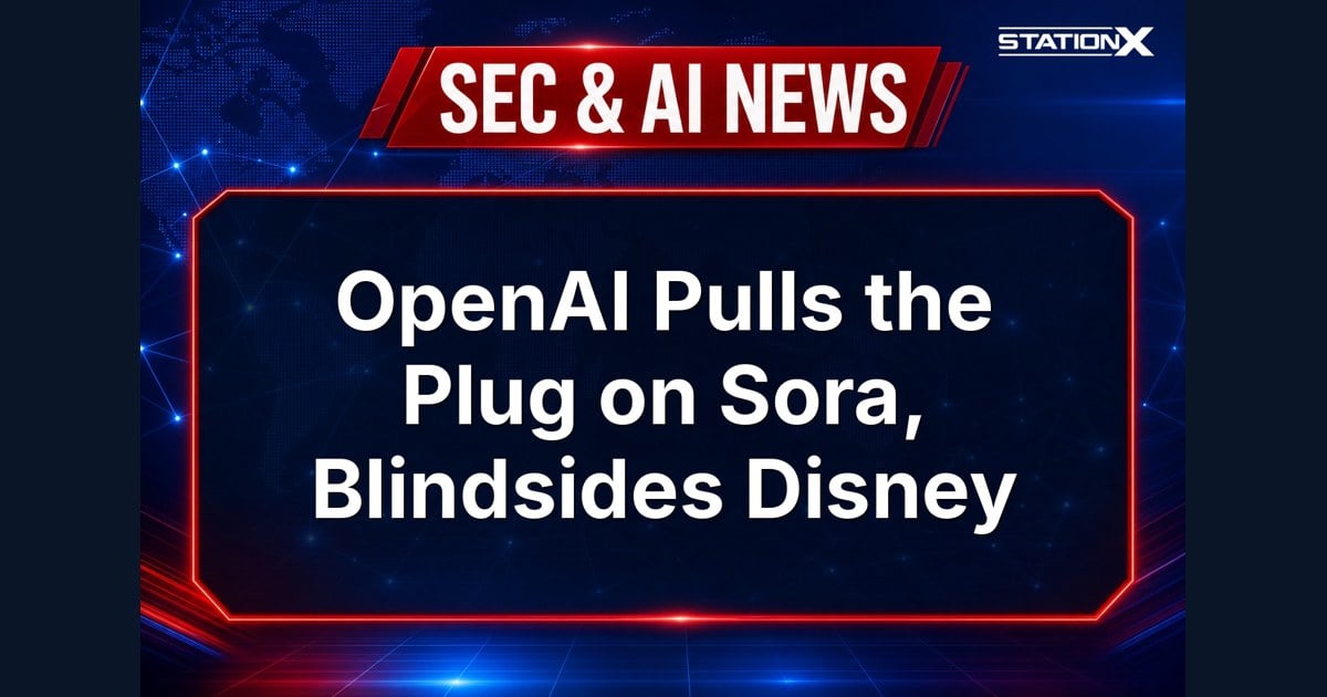 Sec & AI News — OpenAI Pulls the Plug on Sora, Blindsides Disney (27 March 2026)