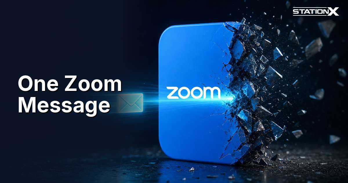 One Zoom Message Takes Over Your Machine